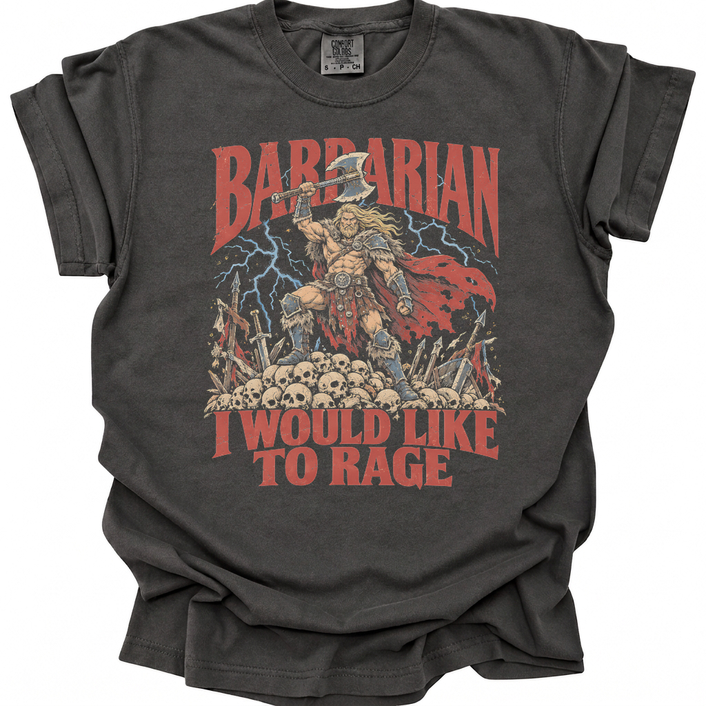 Barbarian Rage T-Shirt - Pepper