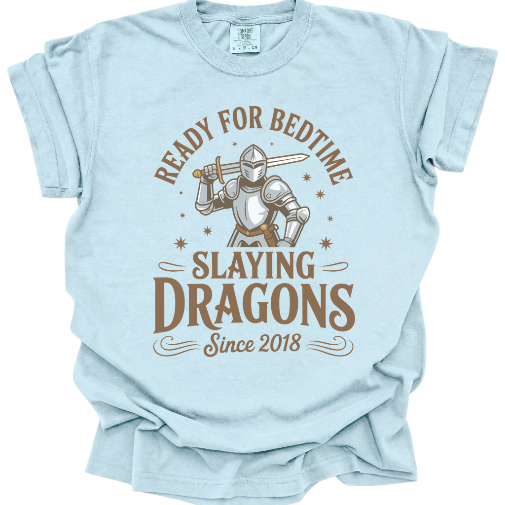 Bedtime Slayer T-Shirt - Chambray