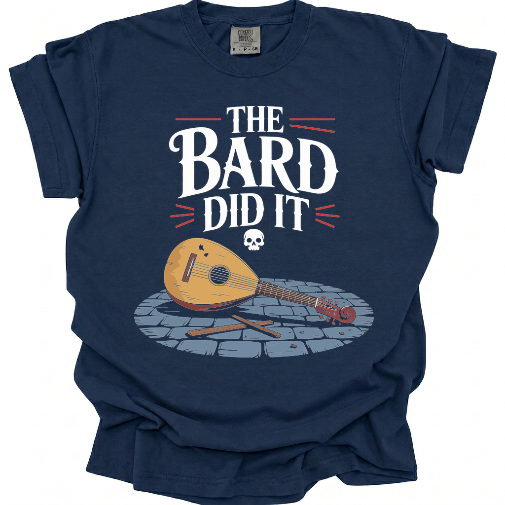 Blame the Bard T-Shirt - True Navy