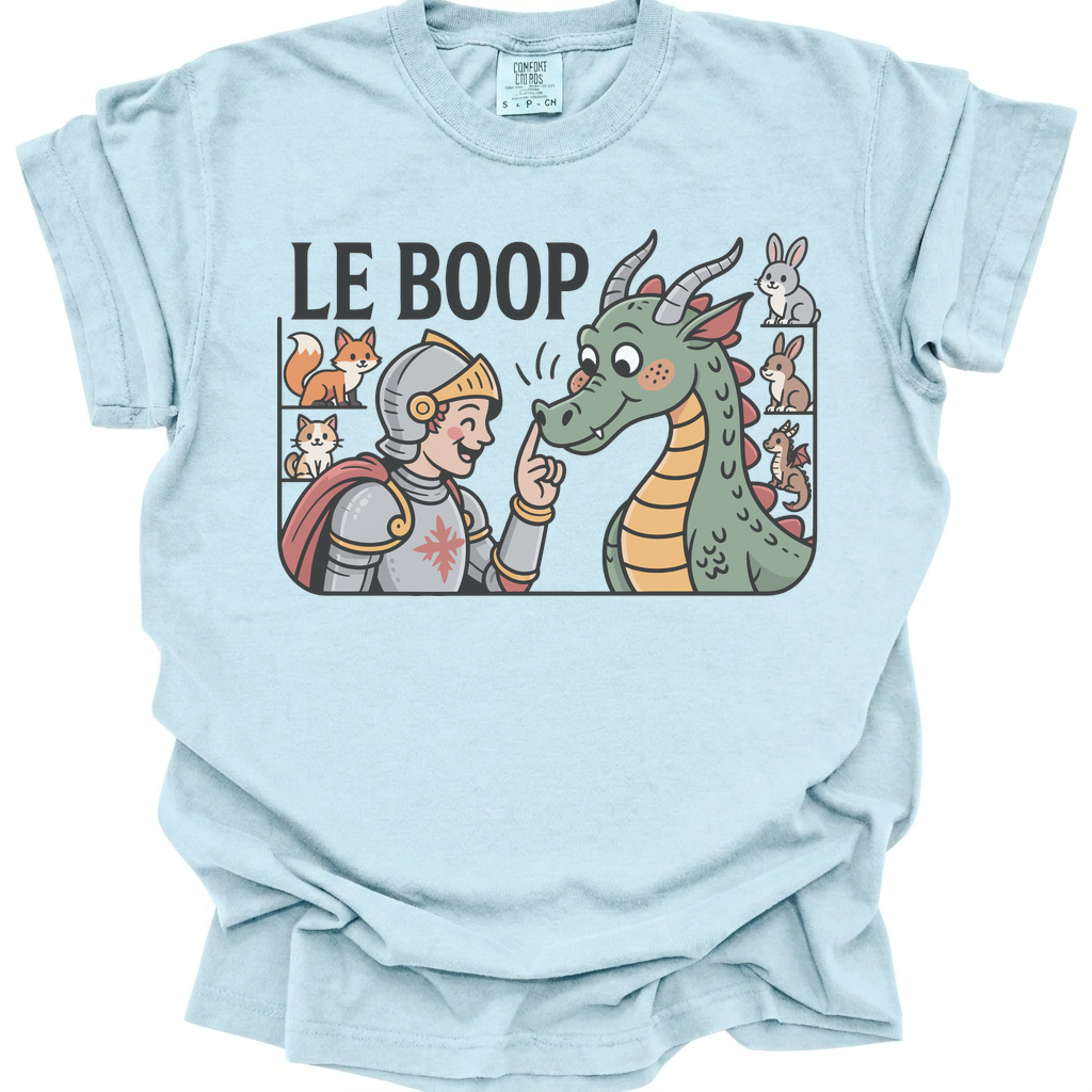 Boop the Dragon T-Shirt - Chambray