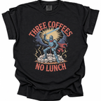 Caffeinated Knight T-Shirt - Black