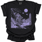 Castle Night Horror T-Shirt - Black