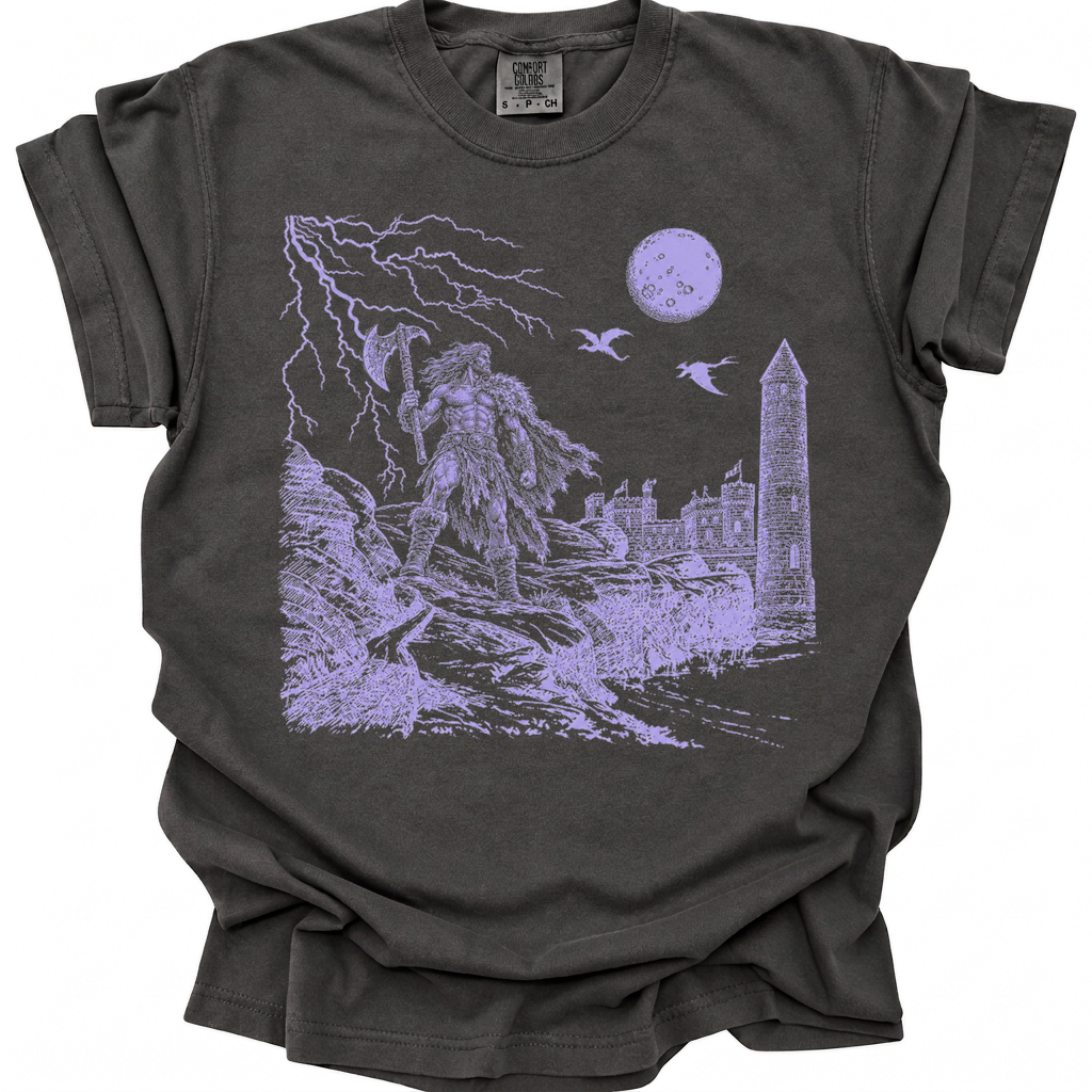 Castle Night Horror T-Shirt - Pepper