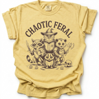 Chaotic Feral T-Shirt - Butter Yellow