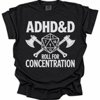 Concentration Check Failed T-Shirt - Black