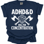 Concentration Check Failed T-Shirt - True Navy