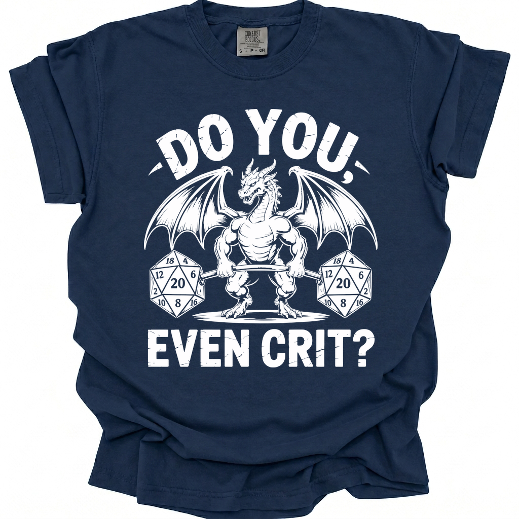 Crit Day Gains T-Shirt - True Navy