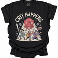 Crit Happens T-Shirt - Black