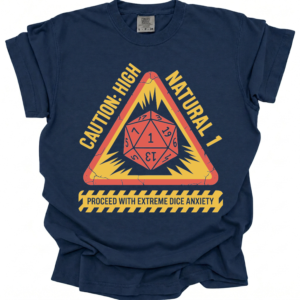 Critical Failure Ahead T-Shirt - True Navy