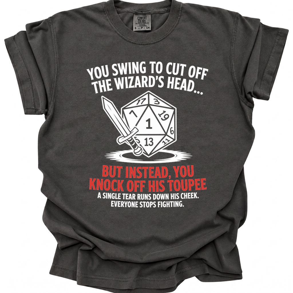 Critical Wig Failure T-Shirt - Pepper