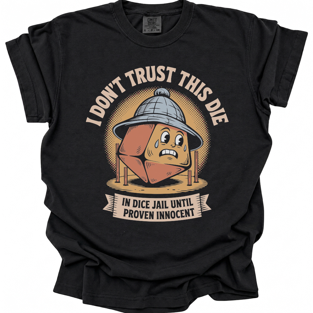Dice Jail T-Shirt - Black