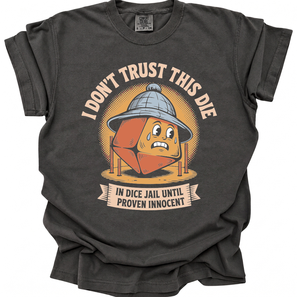 Dice Jail T-Shirt - Pepper