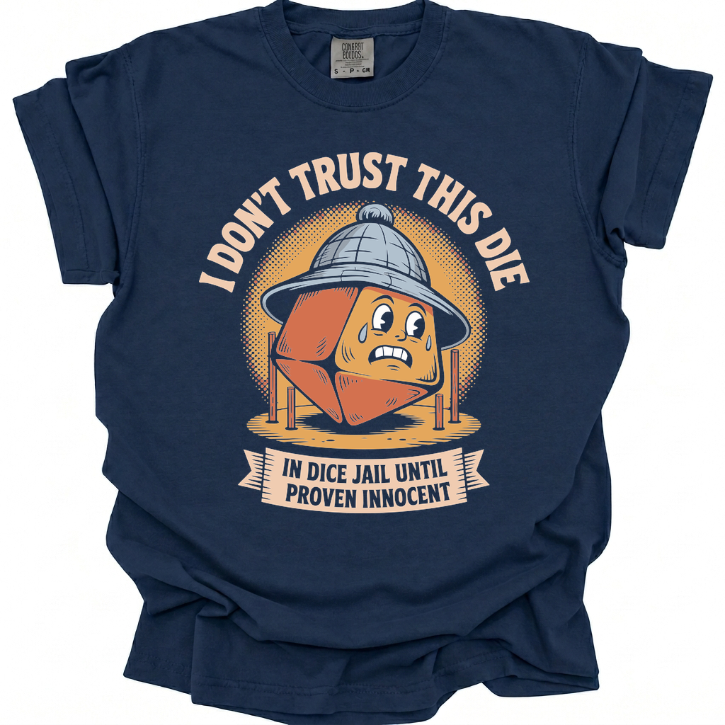 Dice Jail T-Shirt - True Navy