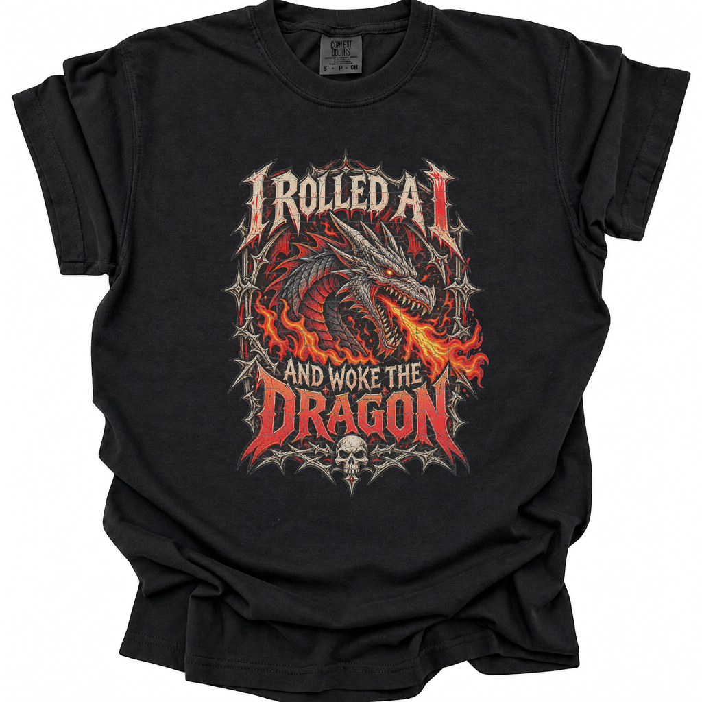 Dragon Wakeup Call T-Shirt - Black