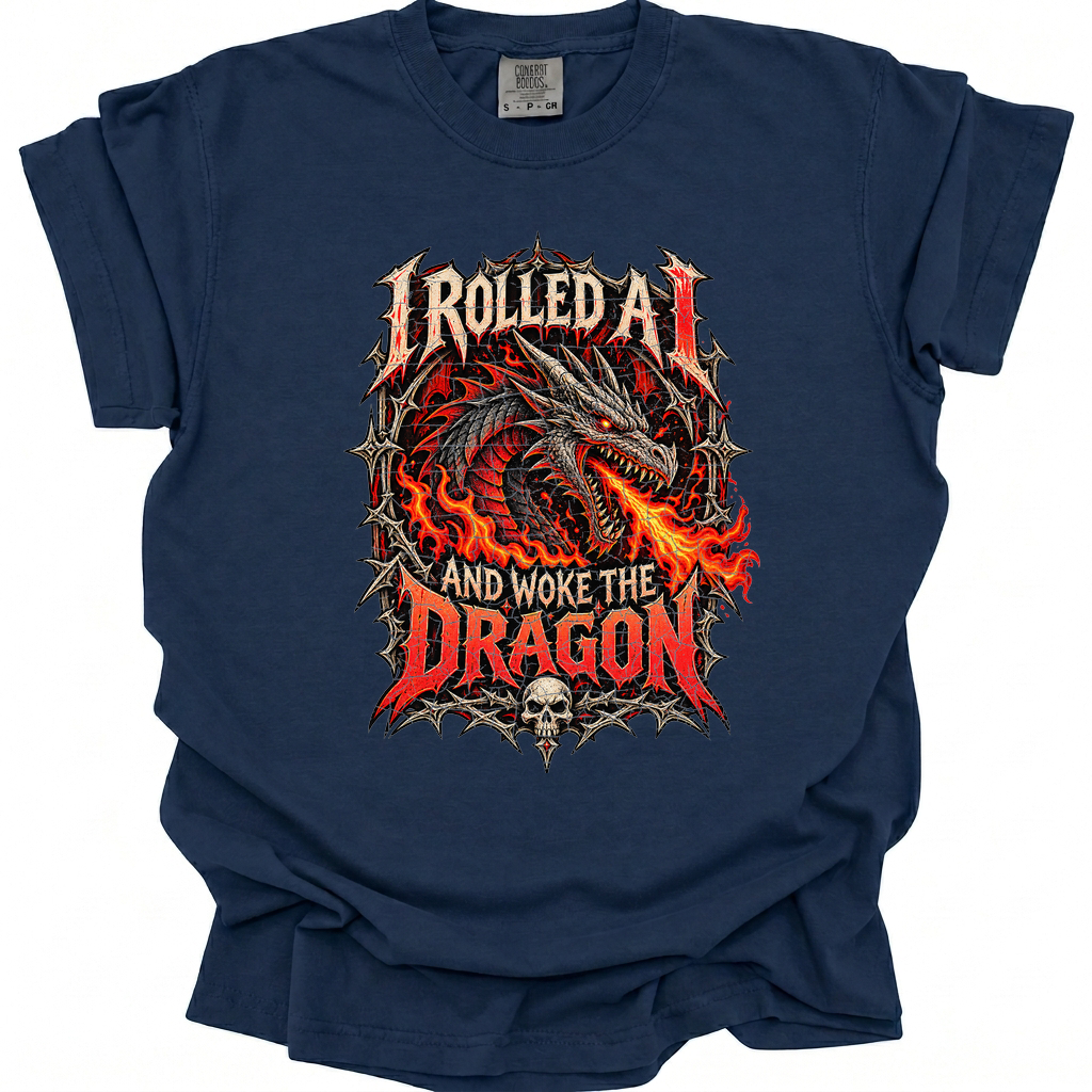 Dragon Wakeup Call T-Shirt - True Navy
