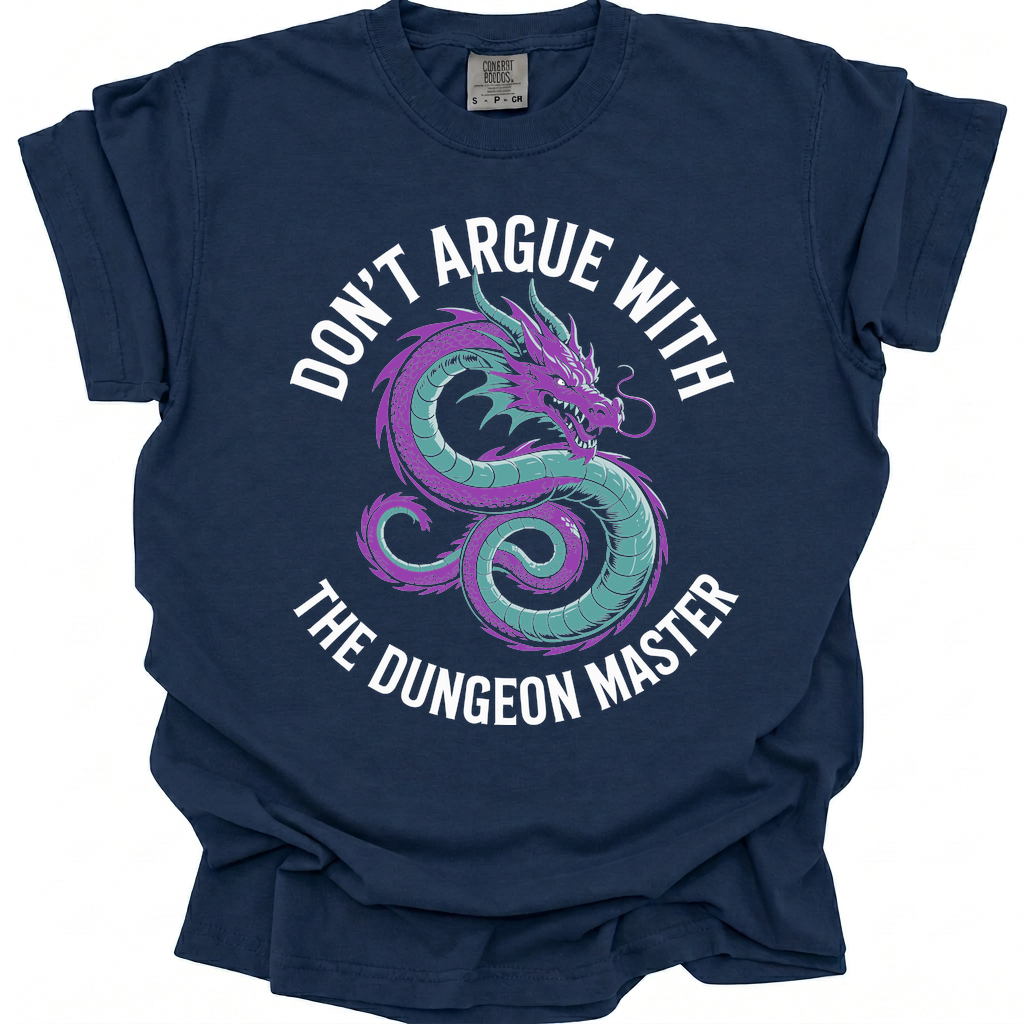 Dungeon Master Rules T-Shirt - True Navy
