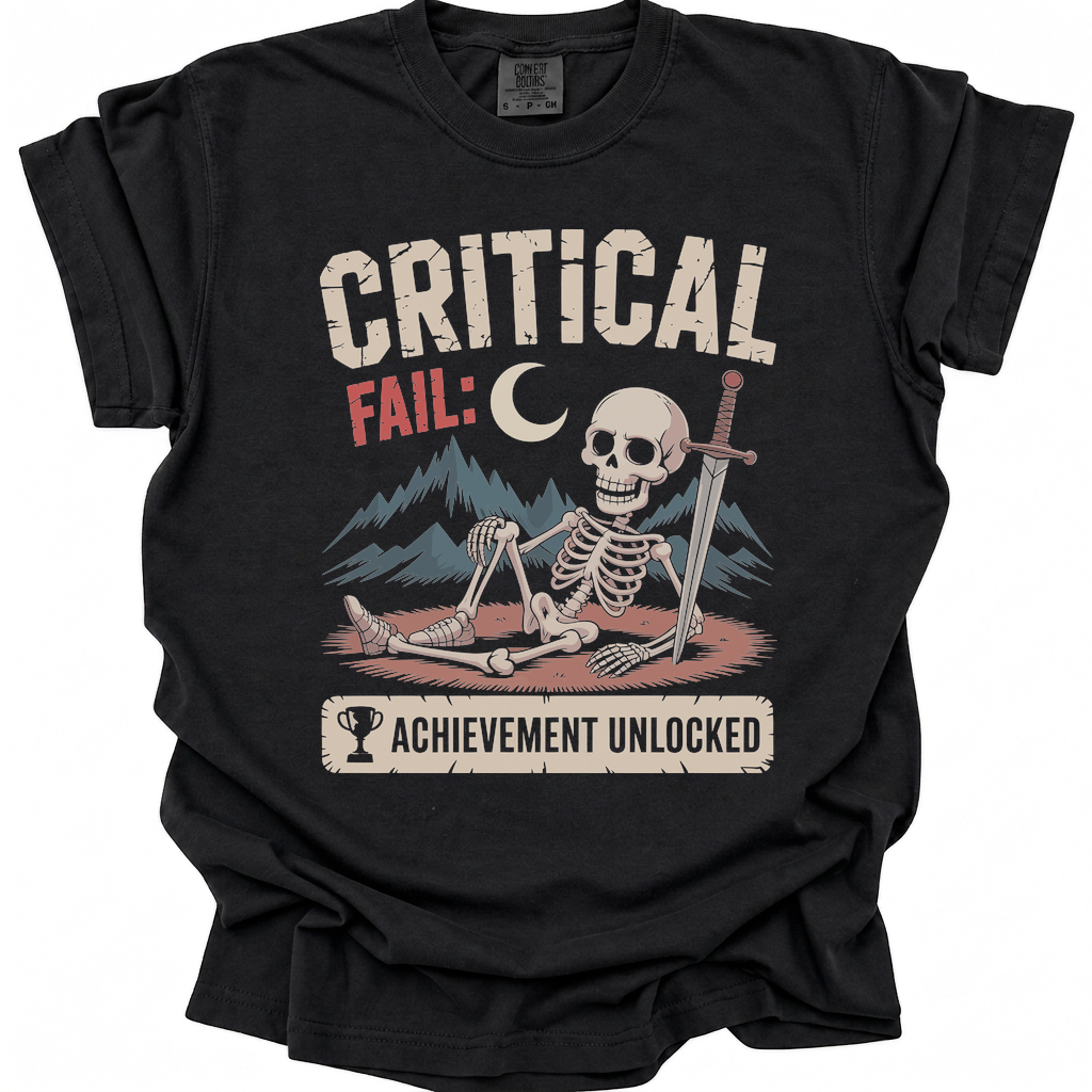 Failure Unlocked T-Shirt - Black