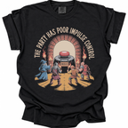 Forbidden Button Club T-Shirt - Black