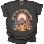 Forbidden Button Club T-Shirt - Pepper