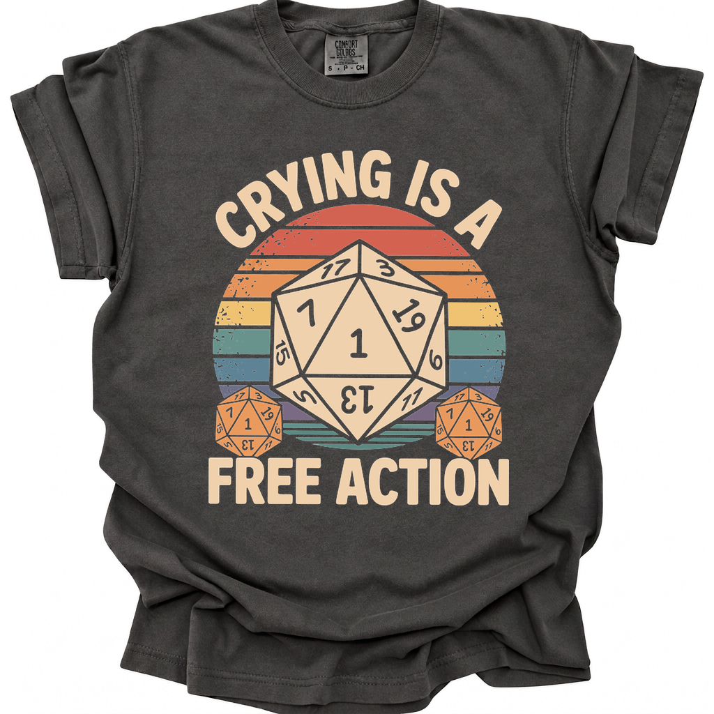 Free Action Tears T-Shirt - Pepper