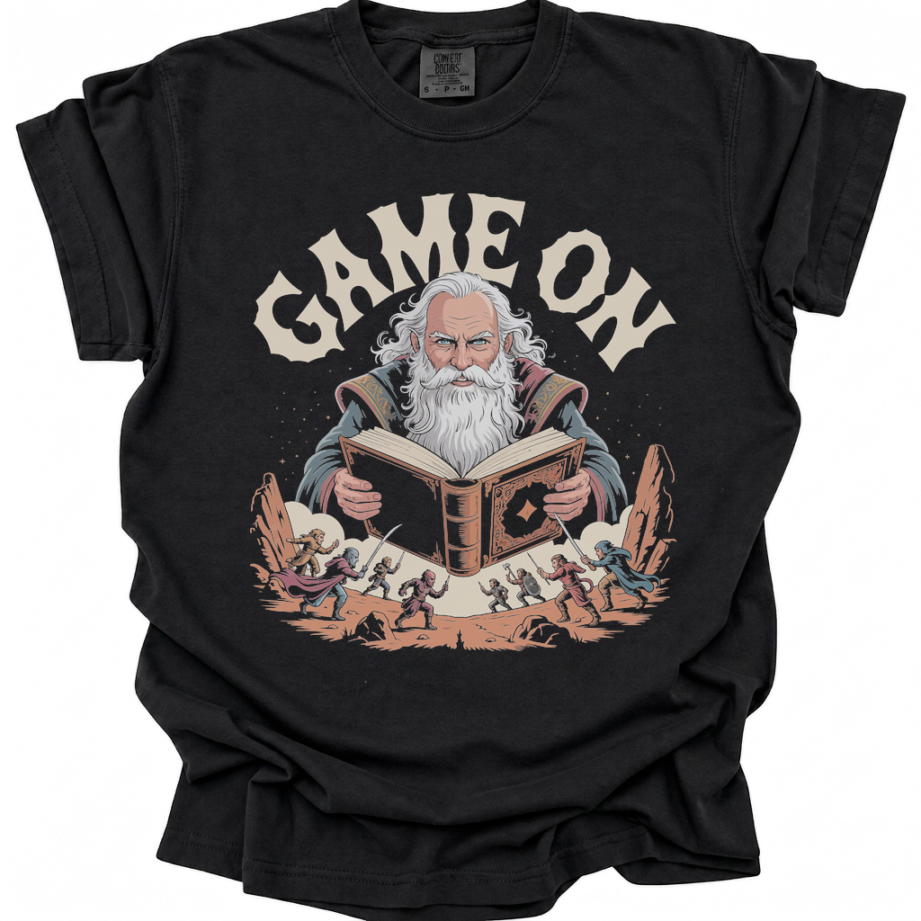 Game On T-Shirt - Black
