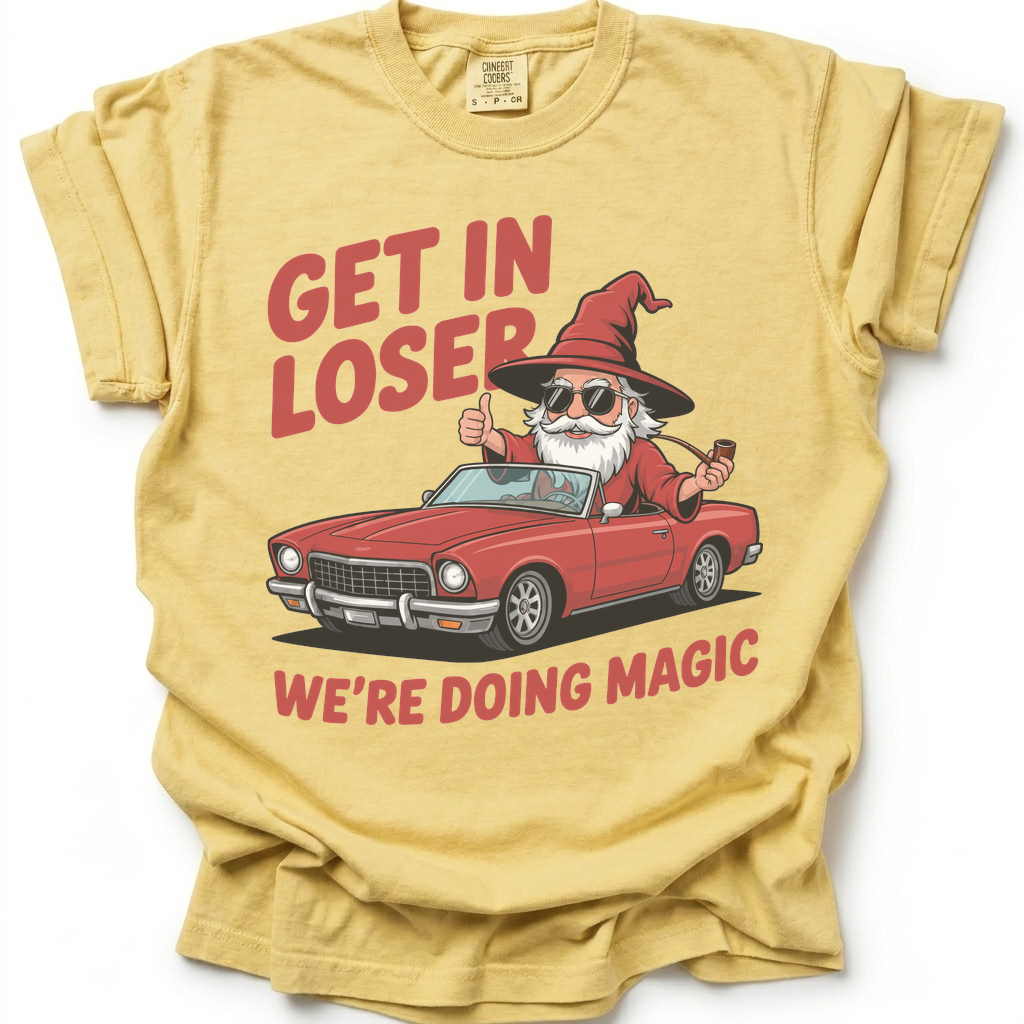 Get In Loser T-Shirt - Butter Yellow