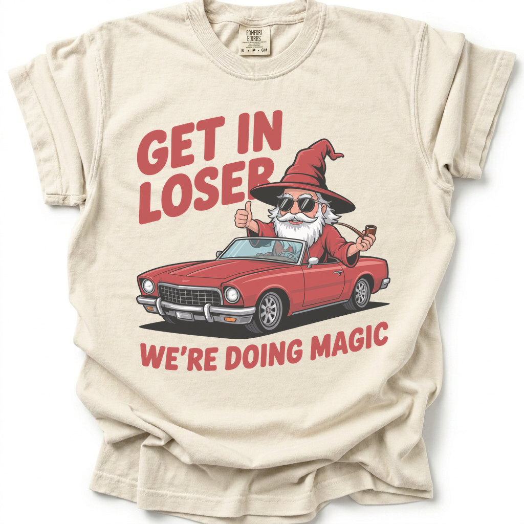 Get In Loser T-Shirt - Ivory