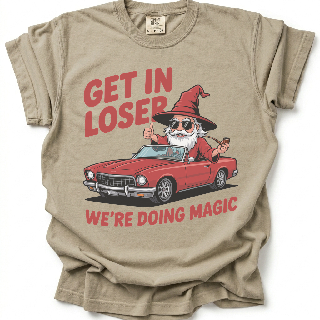 Get In Loser T-Shirt - Sand Stone
