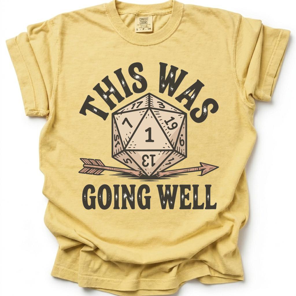 Going Well T-Shirt - Butter Yellow