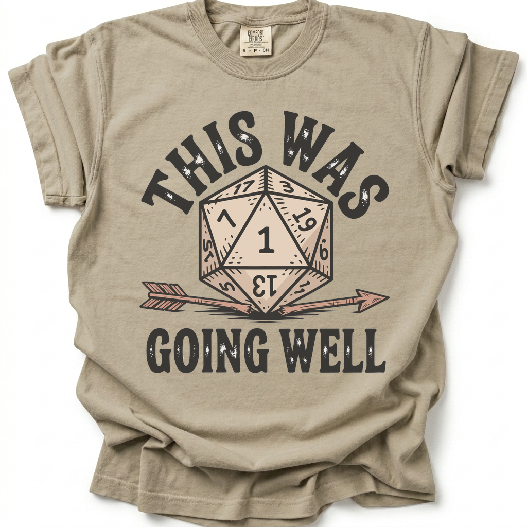 Going Well T-Shirt - Sand Stone