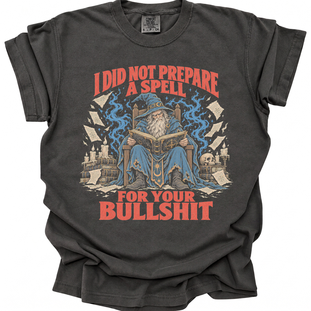 Grumpy Wizard T-Shirt - Pepper