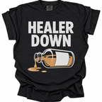Healer Down T-Shirt - Black