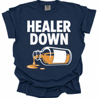 Healer Down T-Shirt - True Navy