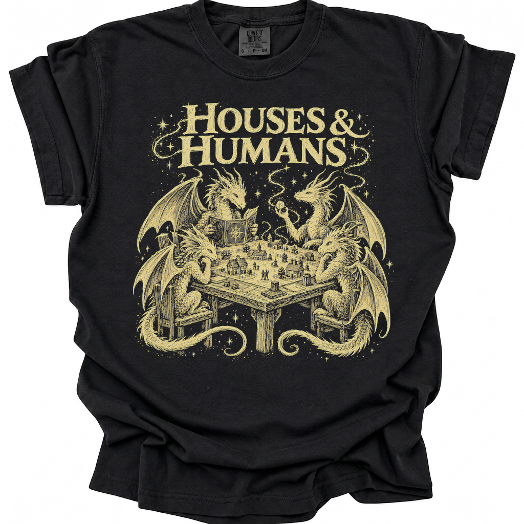 Houses and Humans T-Shirt - Black