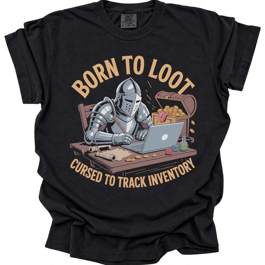 Inventory Curse T-Shirt - Black
