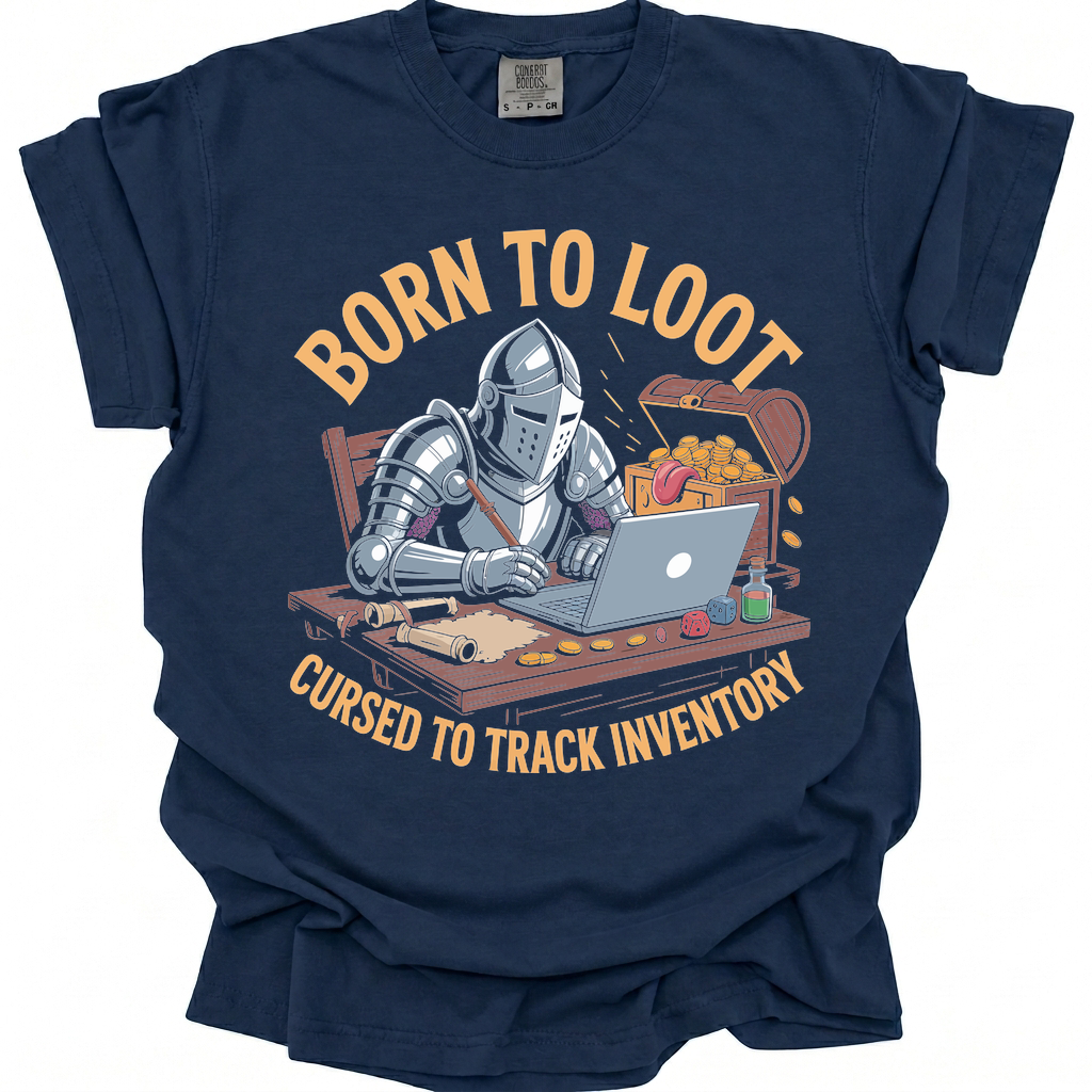 Inventory Curse T-Shirt - True Navy