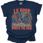 Le Boop Worth The Risk T-Shirt - True Navy