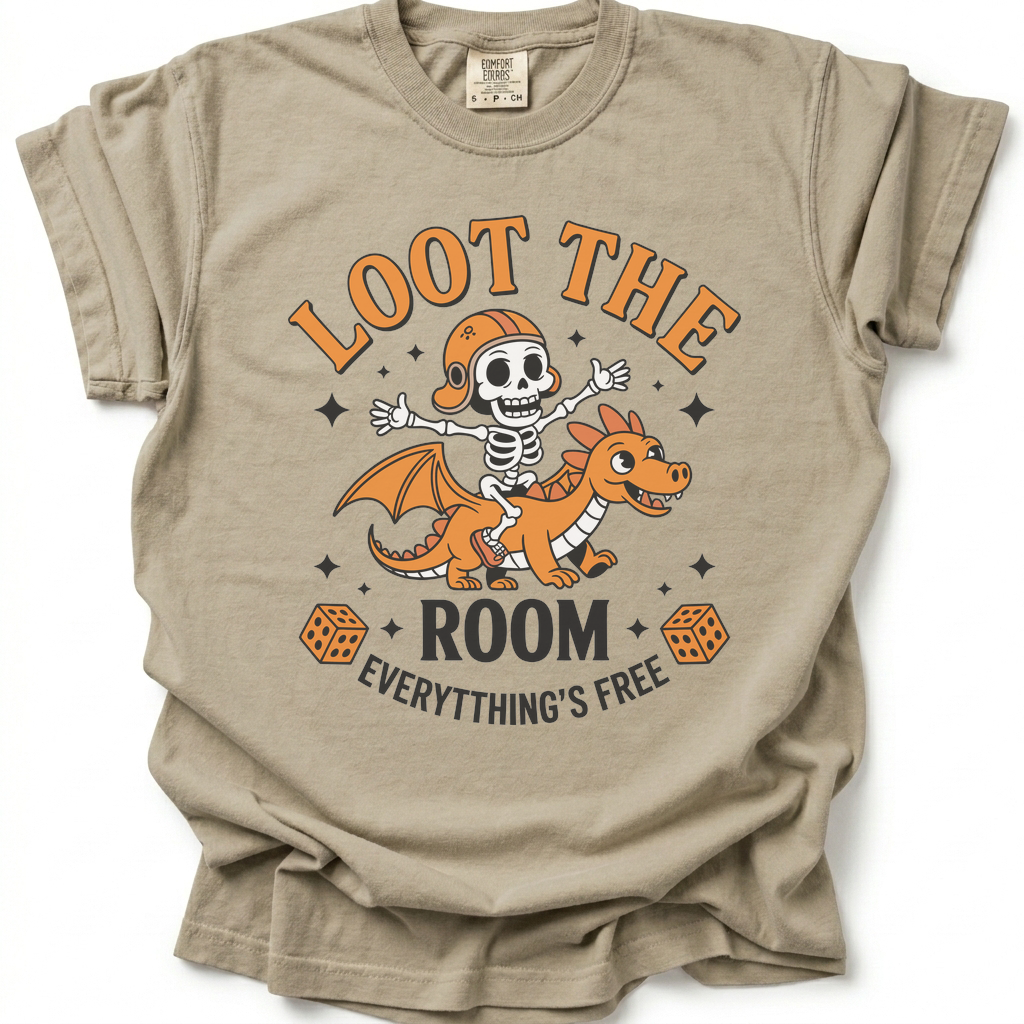 Loot Express T-Shirt - Sand Stone