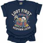 Loot First T-Shirt - True Navy