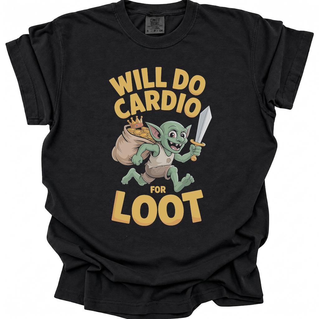 Loot Fueled Cardio T-Shirt - Black