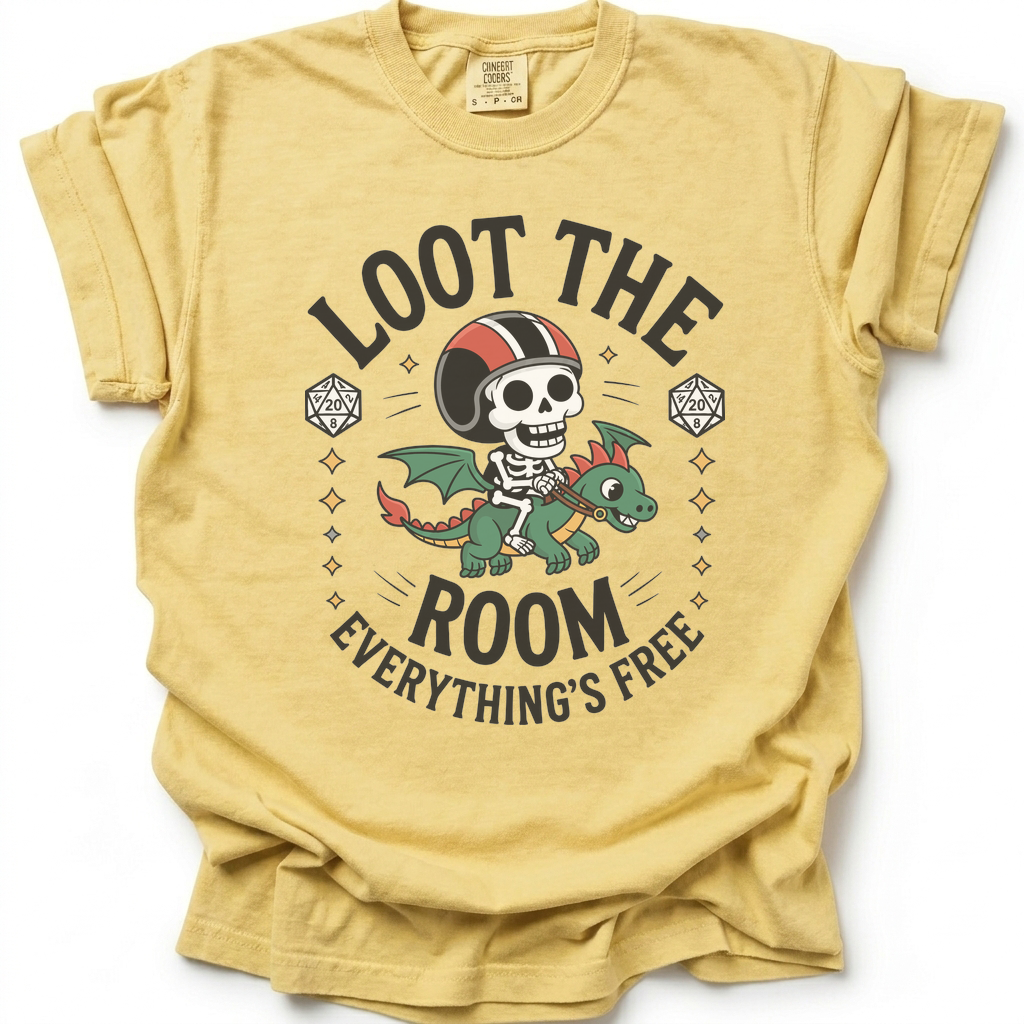 Loot Patrol T-Shirt - Butter Yellow