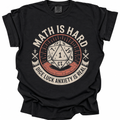 Math Is Hard T-Shirt - Black
