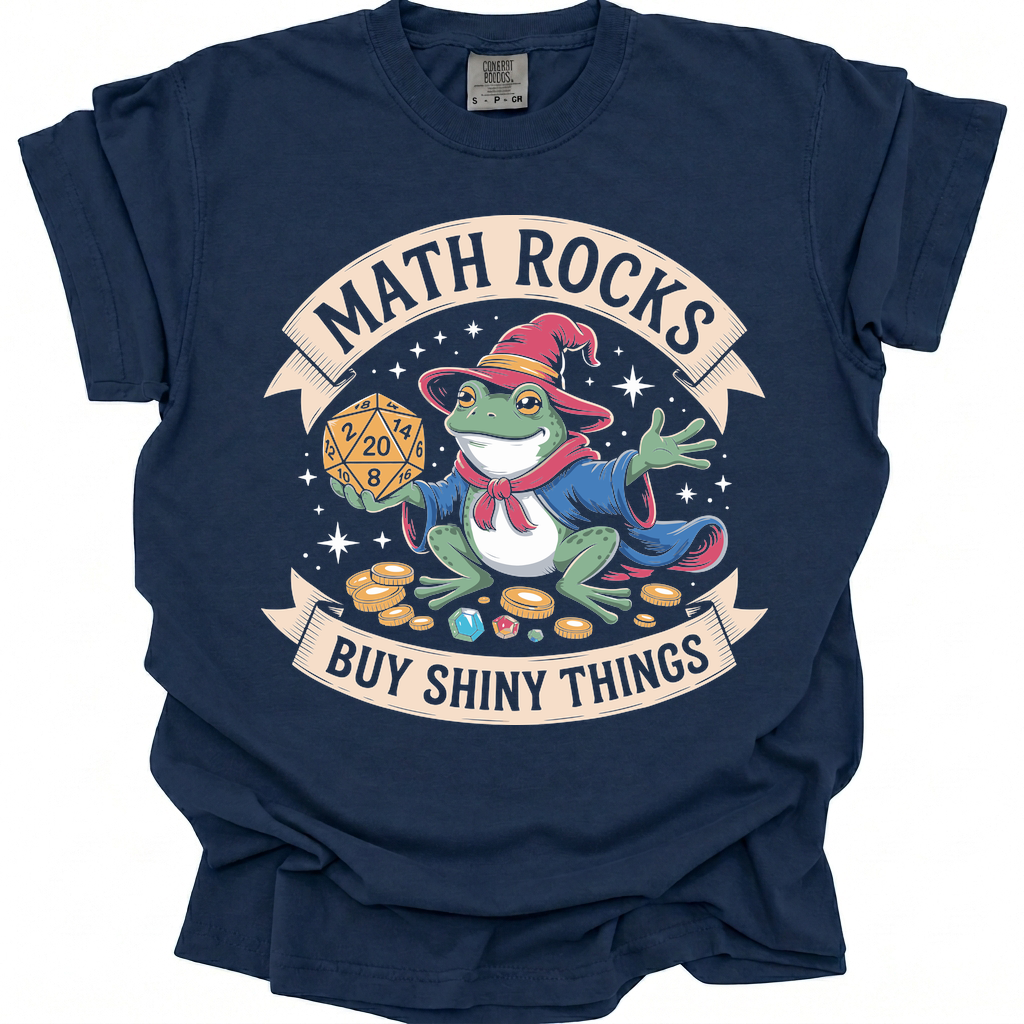 Math Rock Money T-Shirt - True Navy