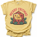 Merry Critmas T-Shirt - Butter Yellow