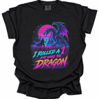Neon Dragon Disaster T-Shirt - Black