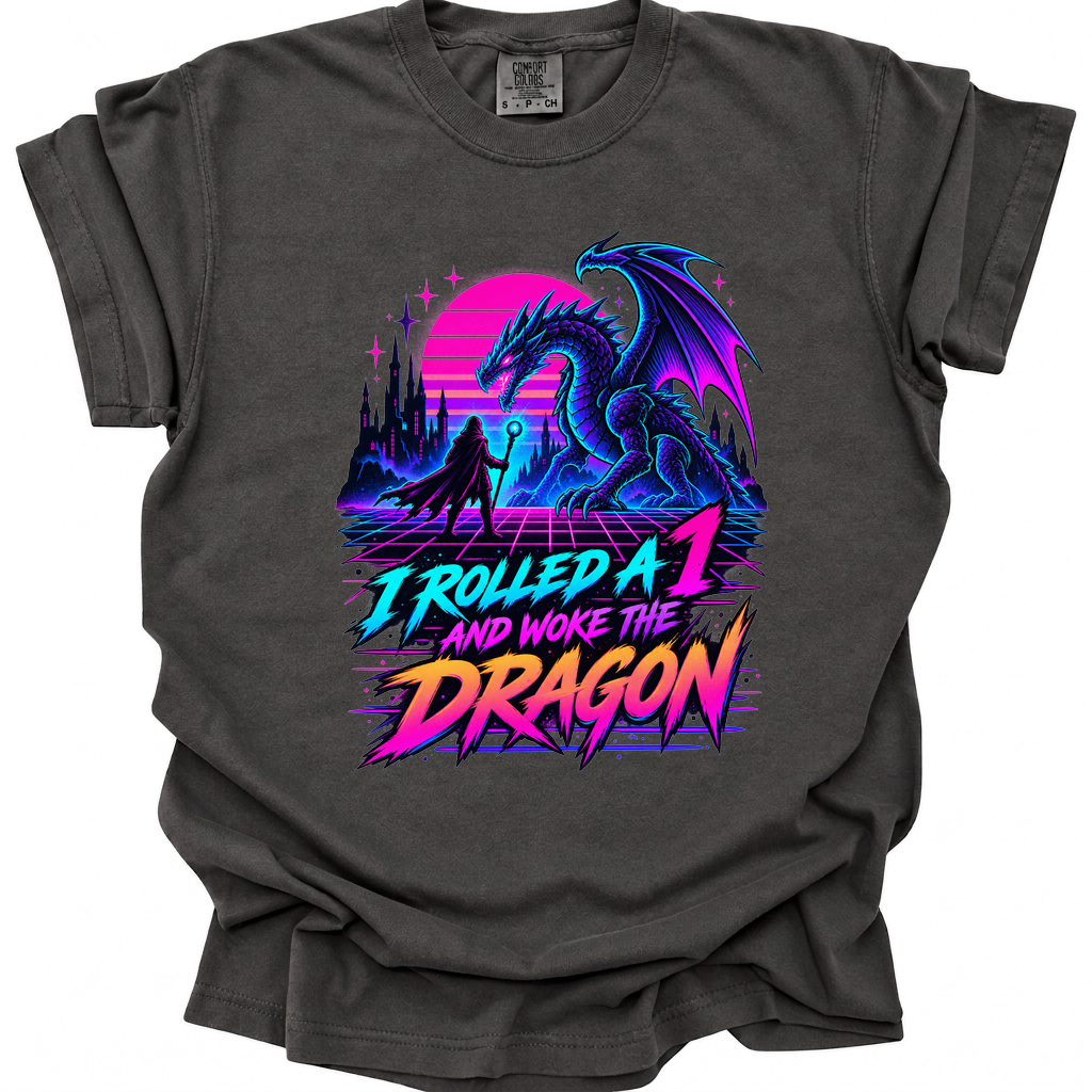 Neon Dragon Disaster T-Shirt - Pepper