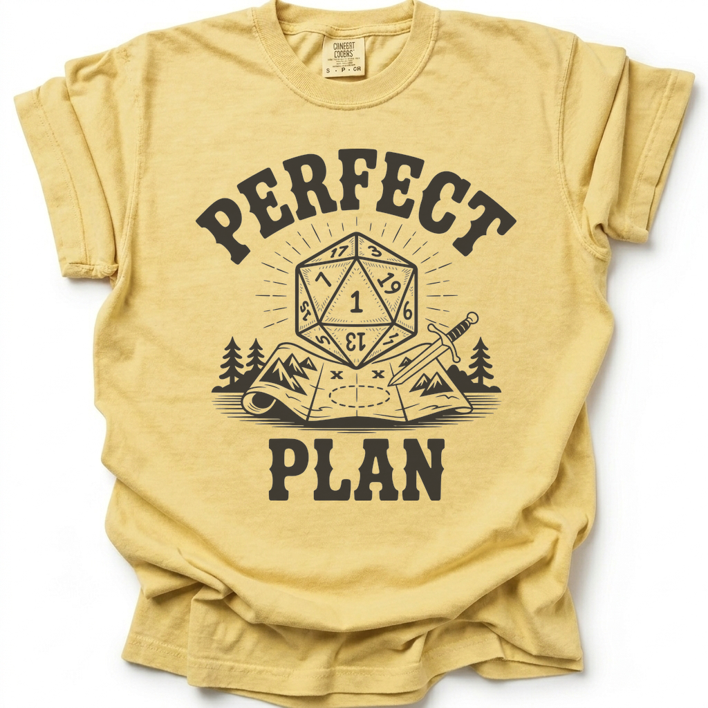 Perfect Plan T-Shirt - Butter Yellow