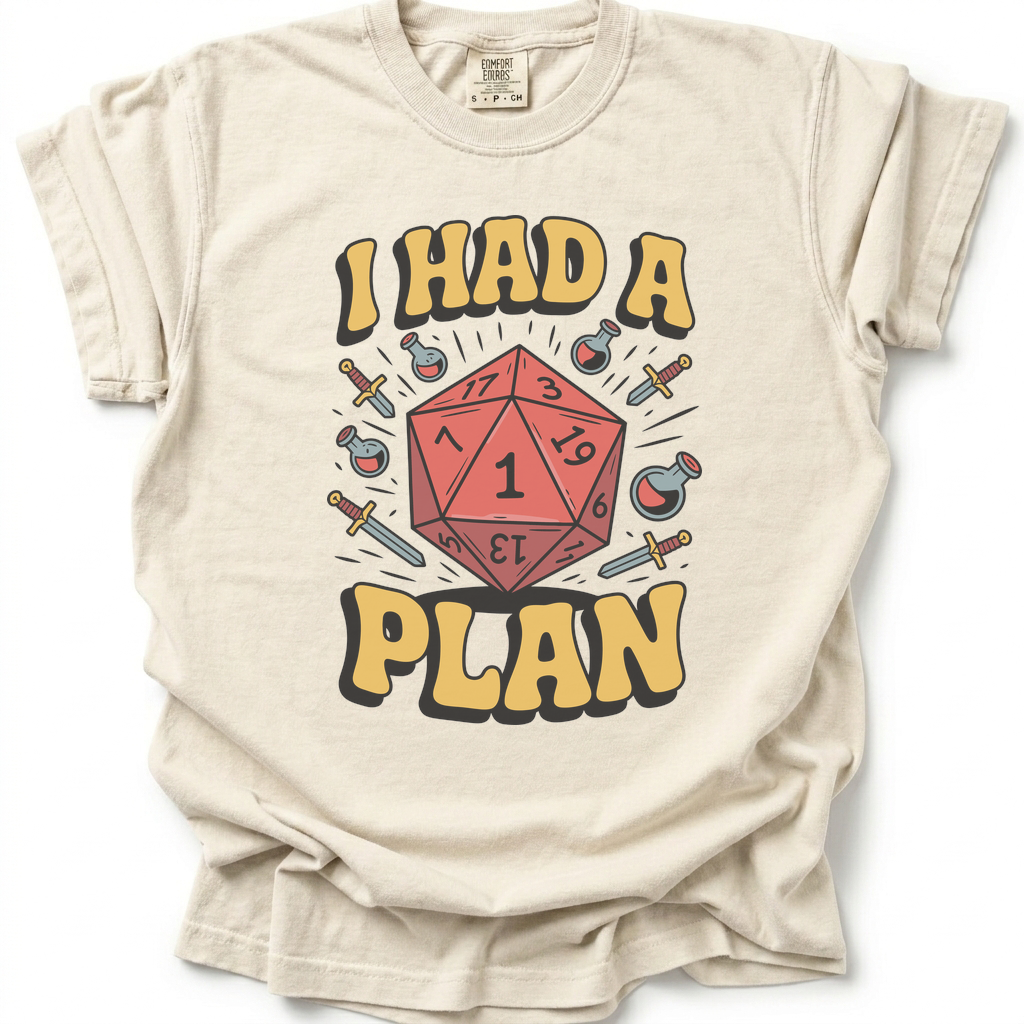 Plan Gone Wrong T-Shirt - Ivory