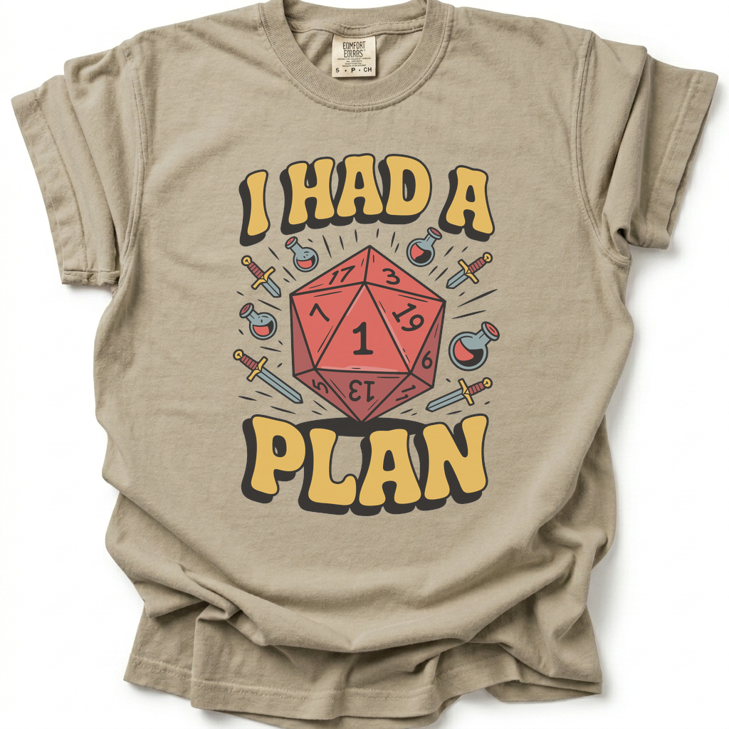 Plan Gone Wrong T-Shirt - Sand Stone