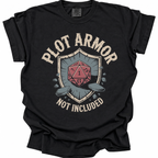 Plot Armor Sold Separately T-Shirt - Black
